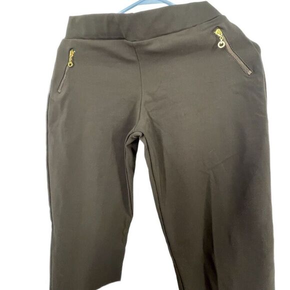 Brumar  size M Ponte knit leggings made in Brazil  Hunter green - Picture 3 of 8